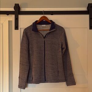 Women's Purple/Gray Zip-Up Jacket